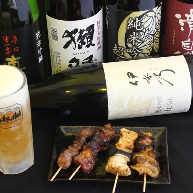 ビールと日本酒と焼き鳥